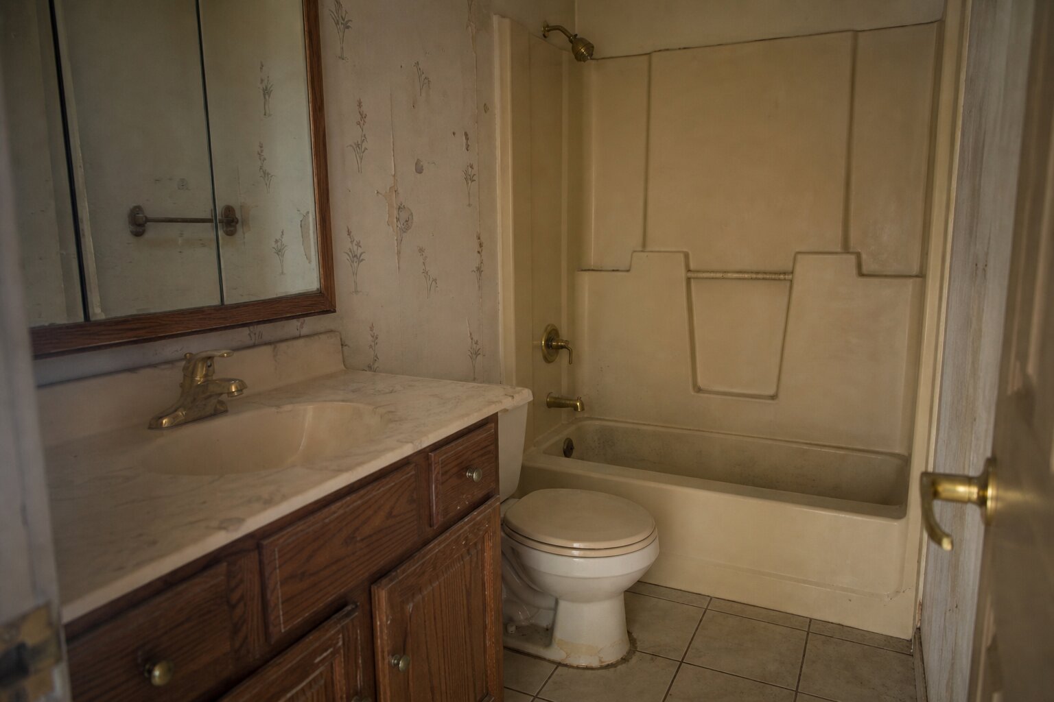Bathroom — Tub-to-Shower Conversion before
